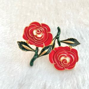 Oscar de la Renta Rose Earrings
